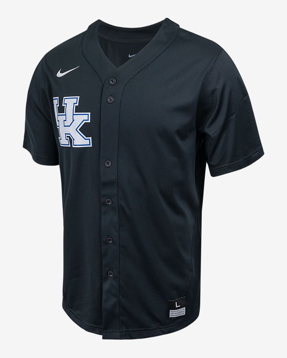 Kentucky Men s Nike College Full Button Baseball Jersey. Nike